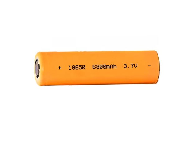 &uu BATERIA PILA RECARGABLES 18650 NARANJA (920B) ALTA CALIDAD